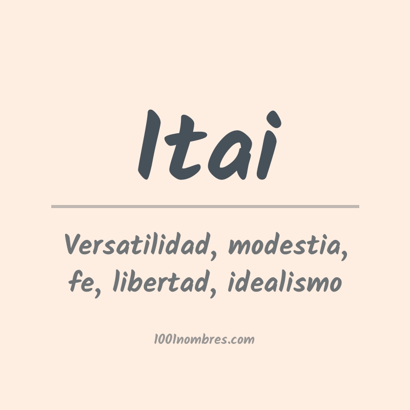 Significado del nombre Itai