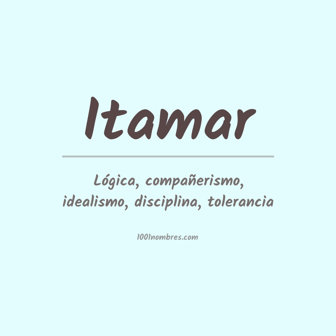 Significado del nombre Itamar