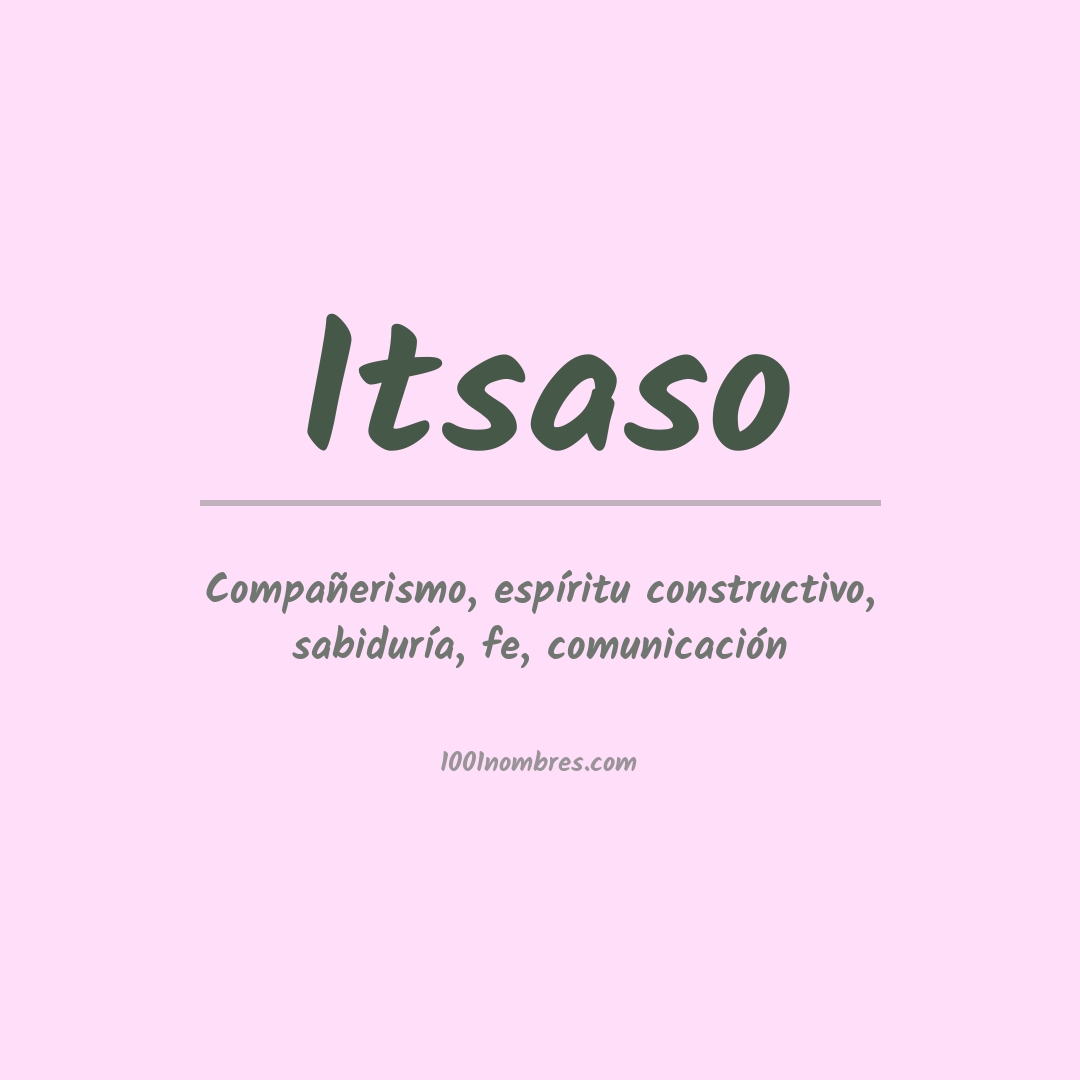 Significado del nombre Itsaso Significado del nombre Itsaso