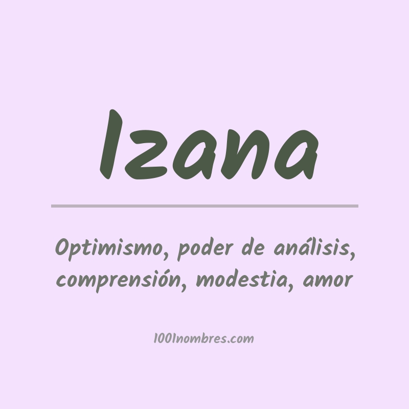 Significado del nombre Izana Significado del nombre Izana
