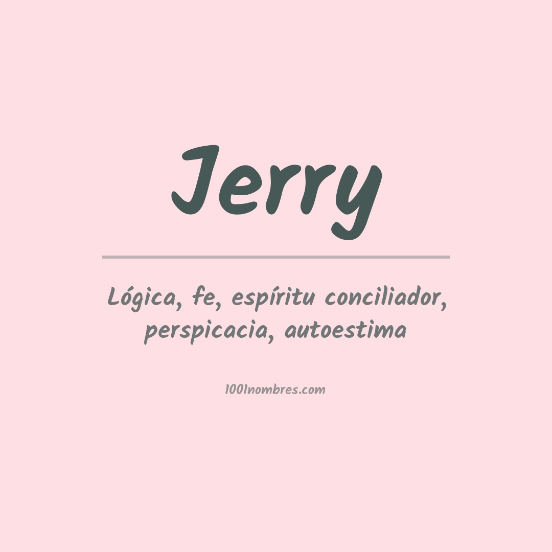 Significado del nombre Jerry