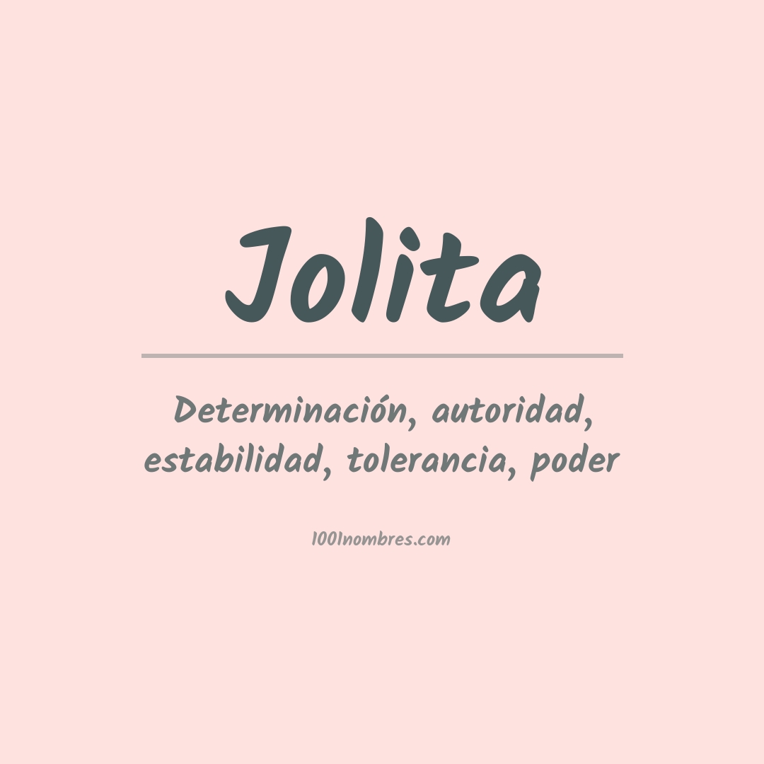 Significado del nombre Jolita