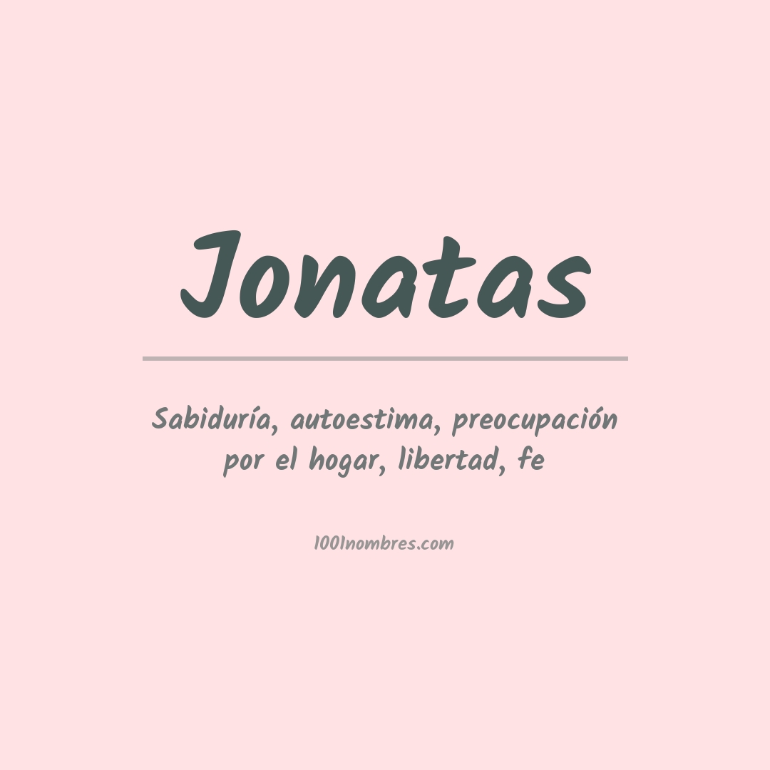 Significado del nombre Jonatas