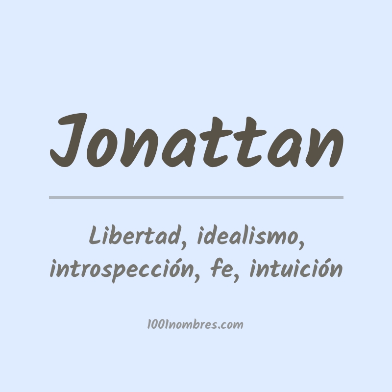 Significado del nombre Jonattan Significado del nombre Jonattan