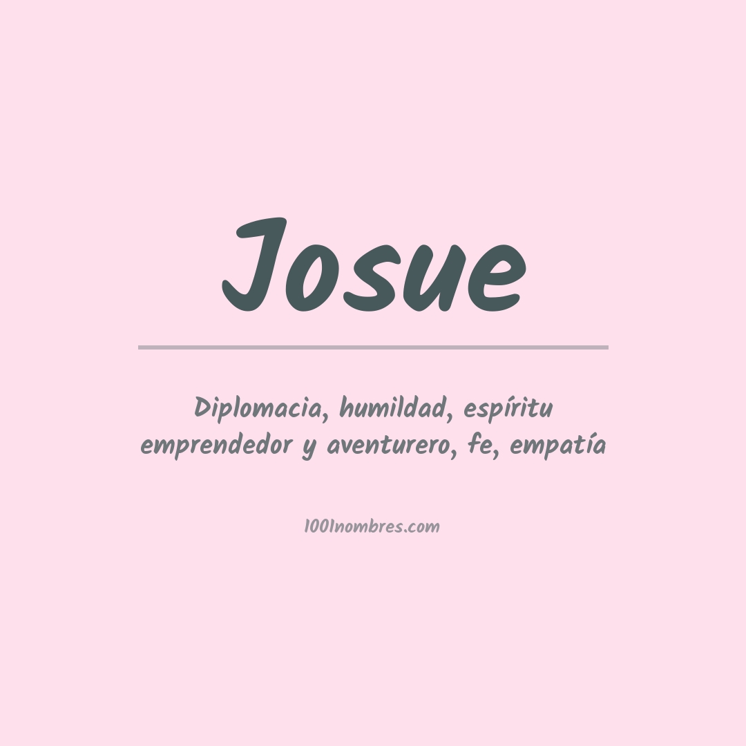 Significado del nombre Josue