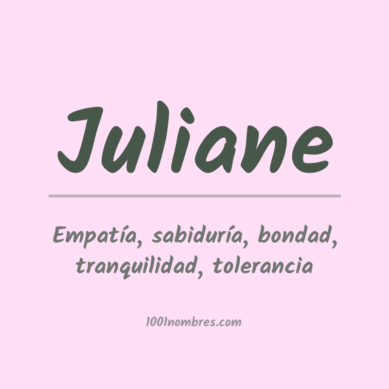 Significado del nombre Juliane Significado del nombre Juliane