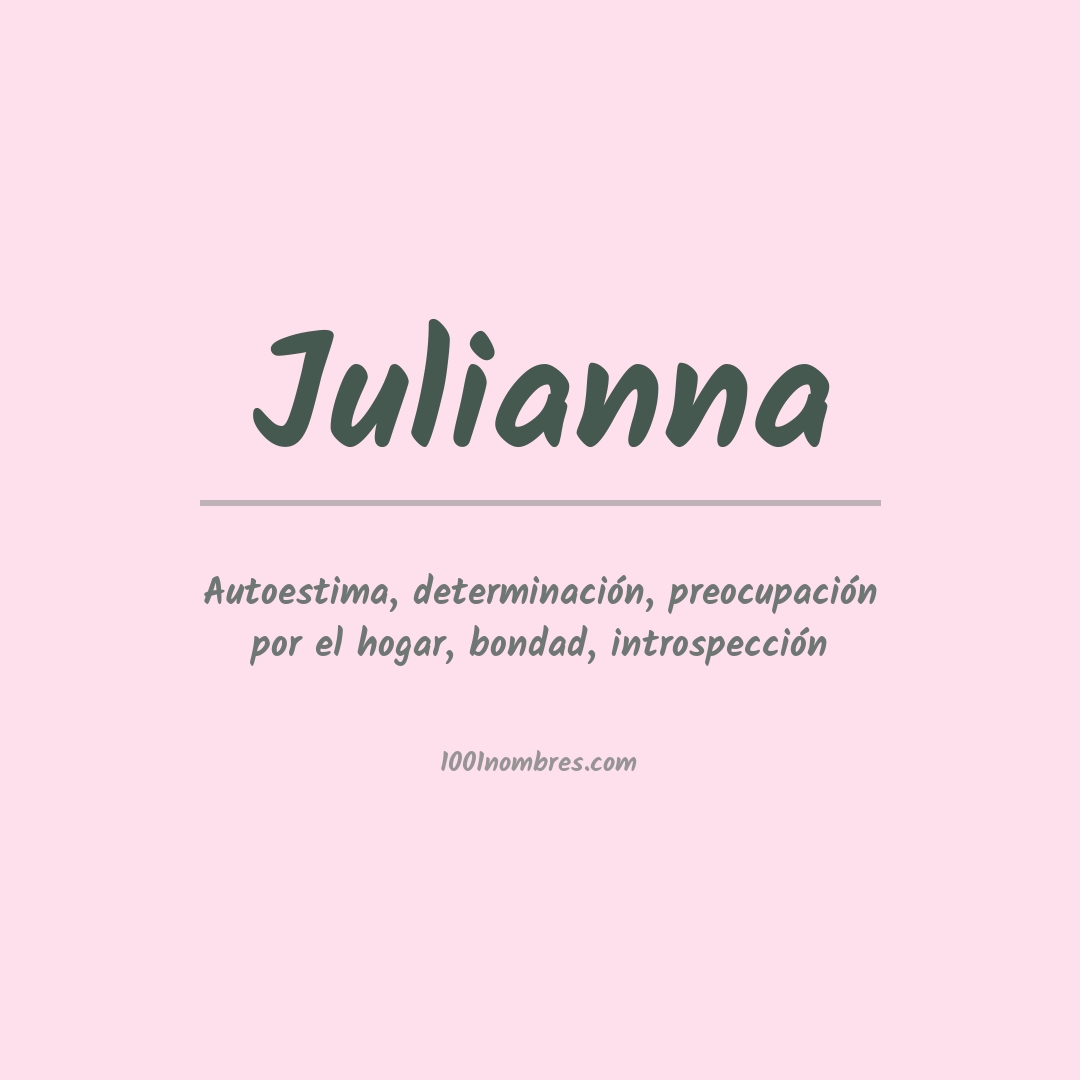 Significado del nombre Julianna