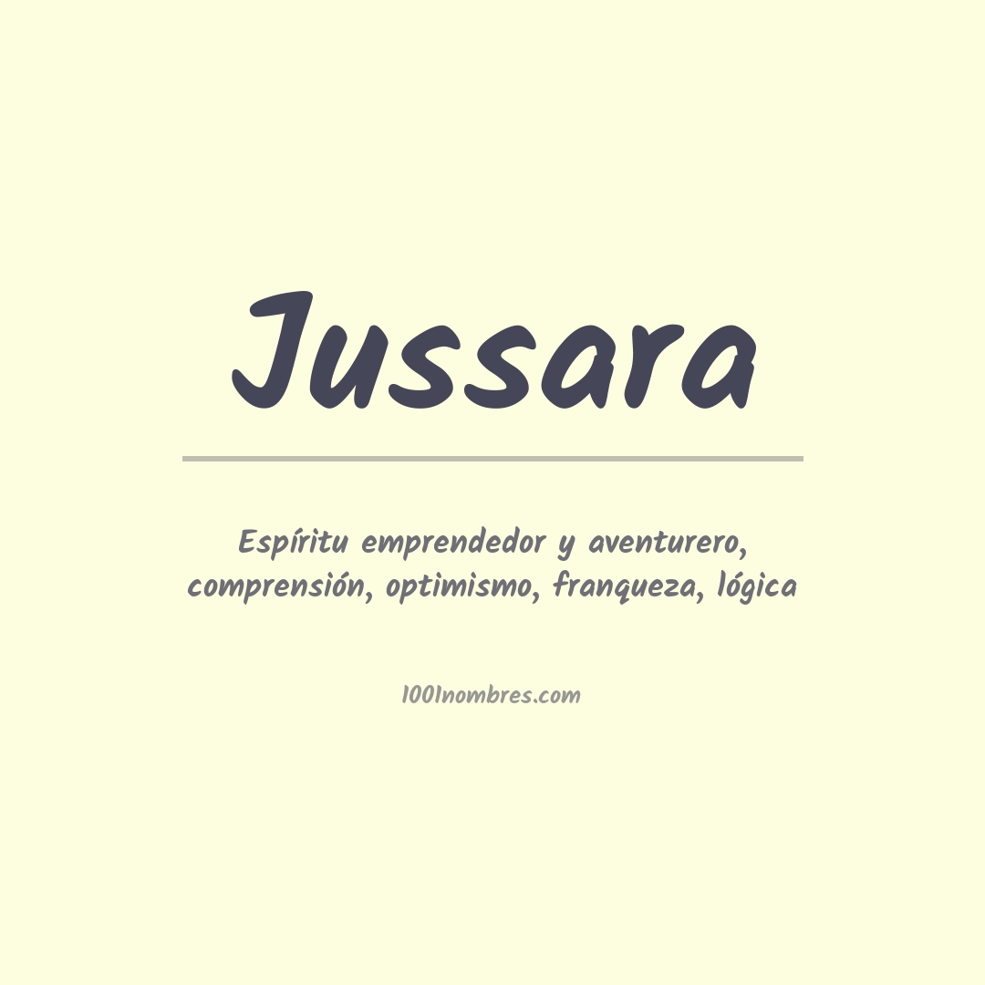 Significado del nombre Jussara