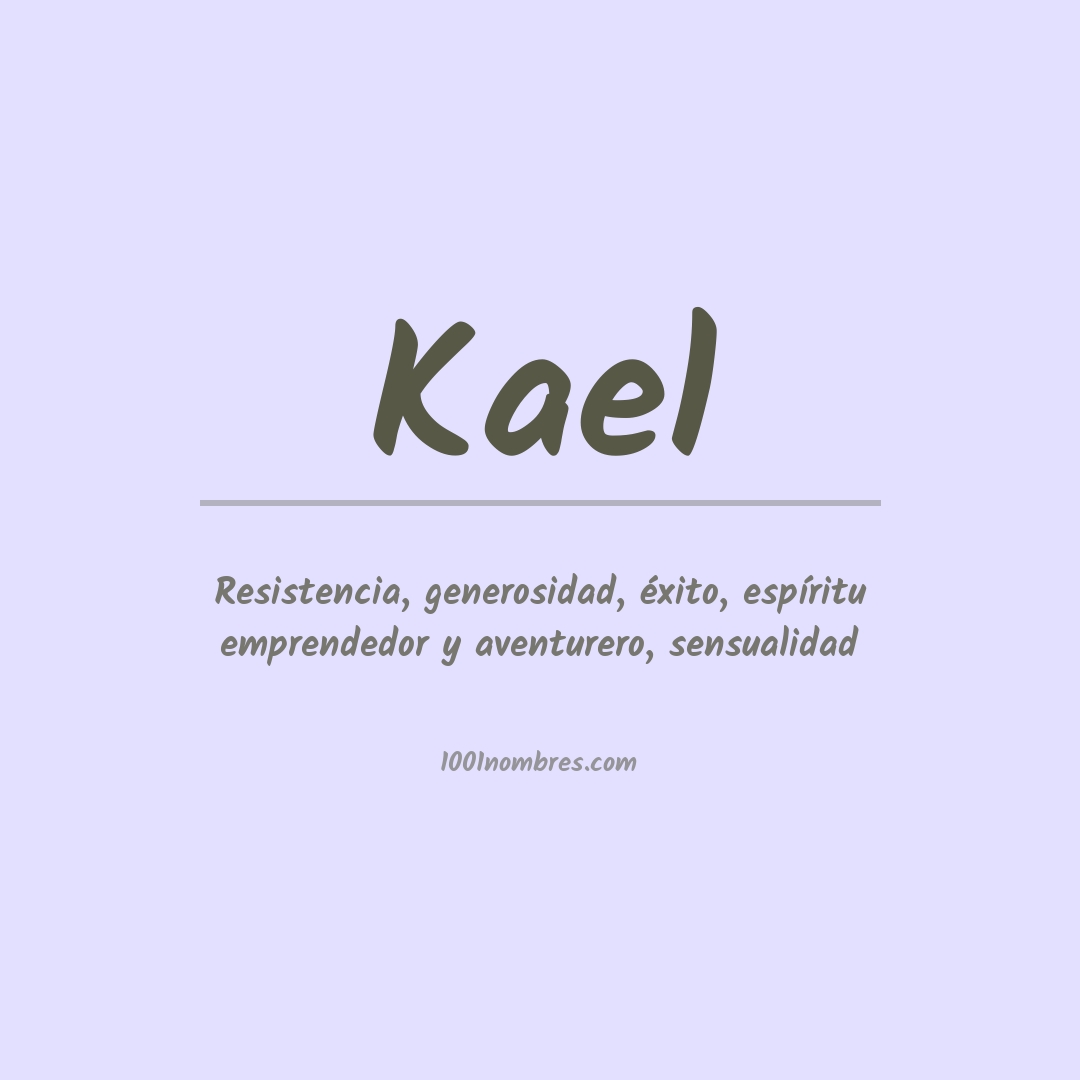 Significado del nombre Kael