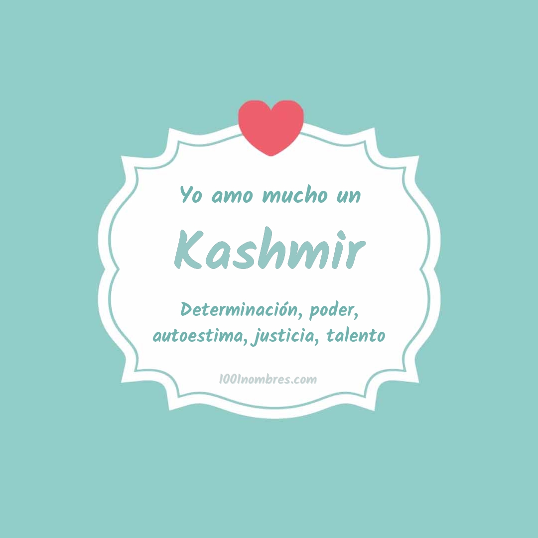 Yo amo mucho Kashmir