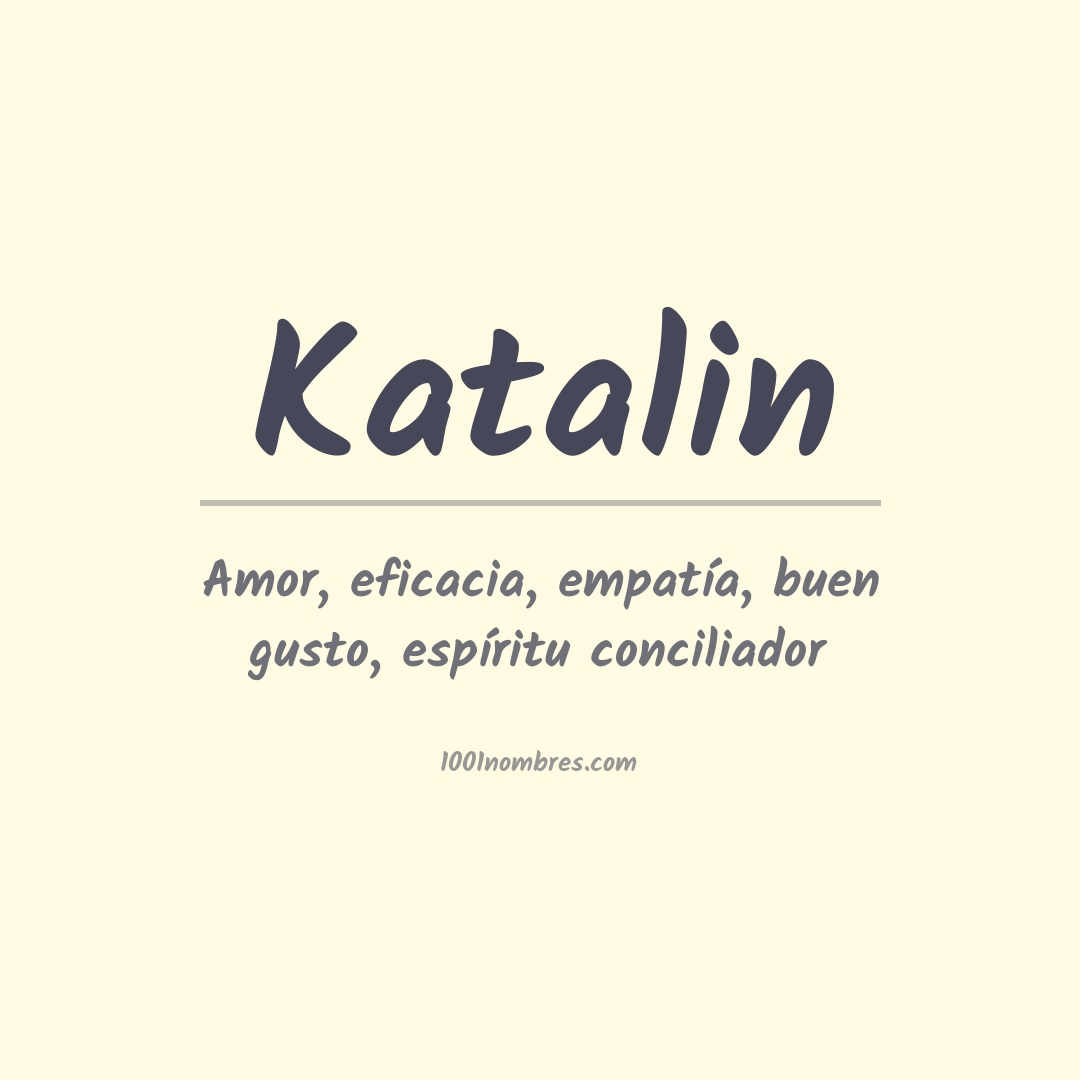 Significado del nombre Katalin