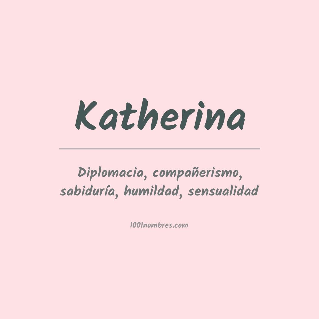 Significado del nombre Katherina