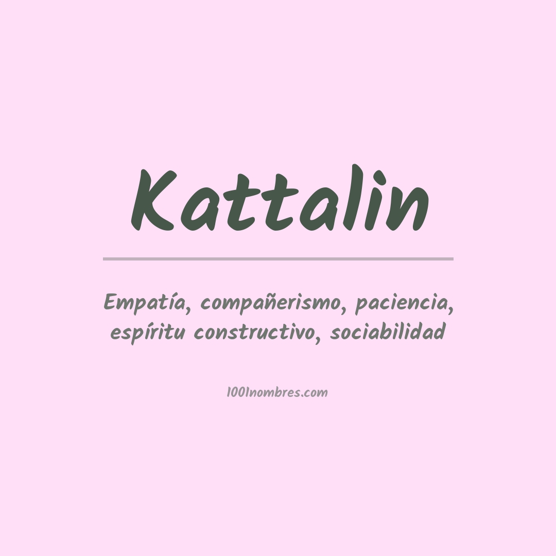 Significado del nombre Kattalin