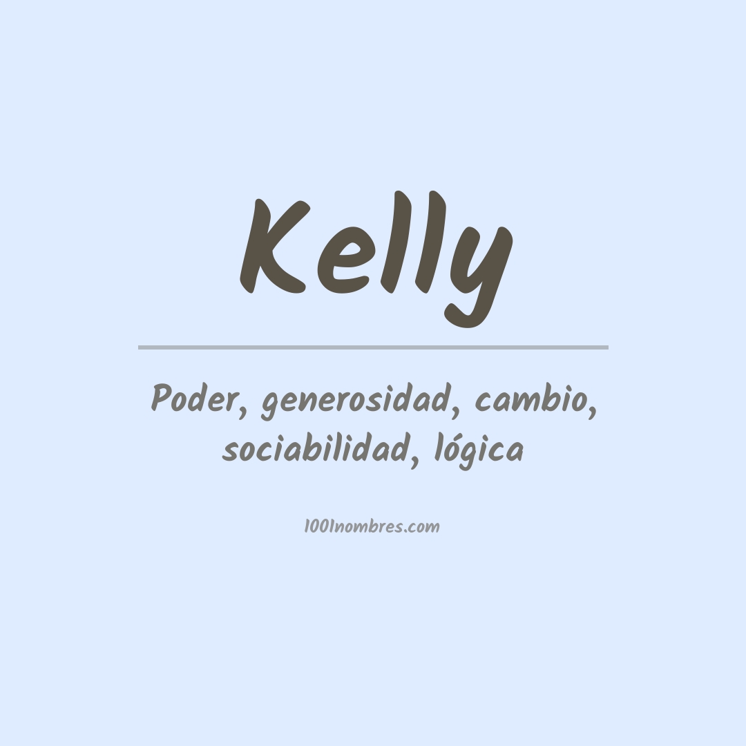 Significado del nombre Kelly