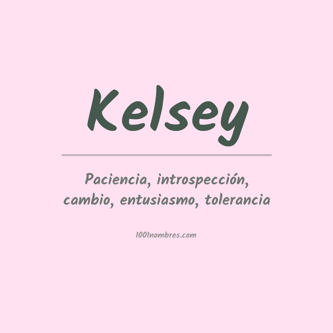 Significado del nombre Kelsey