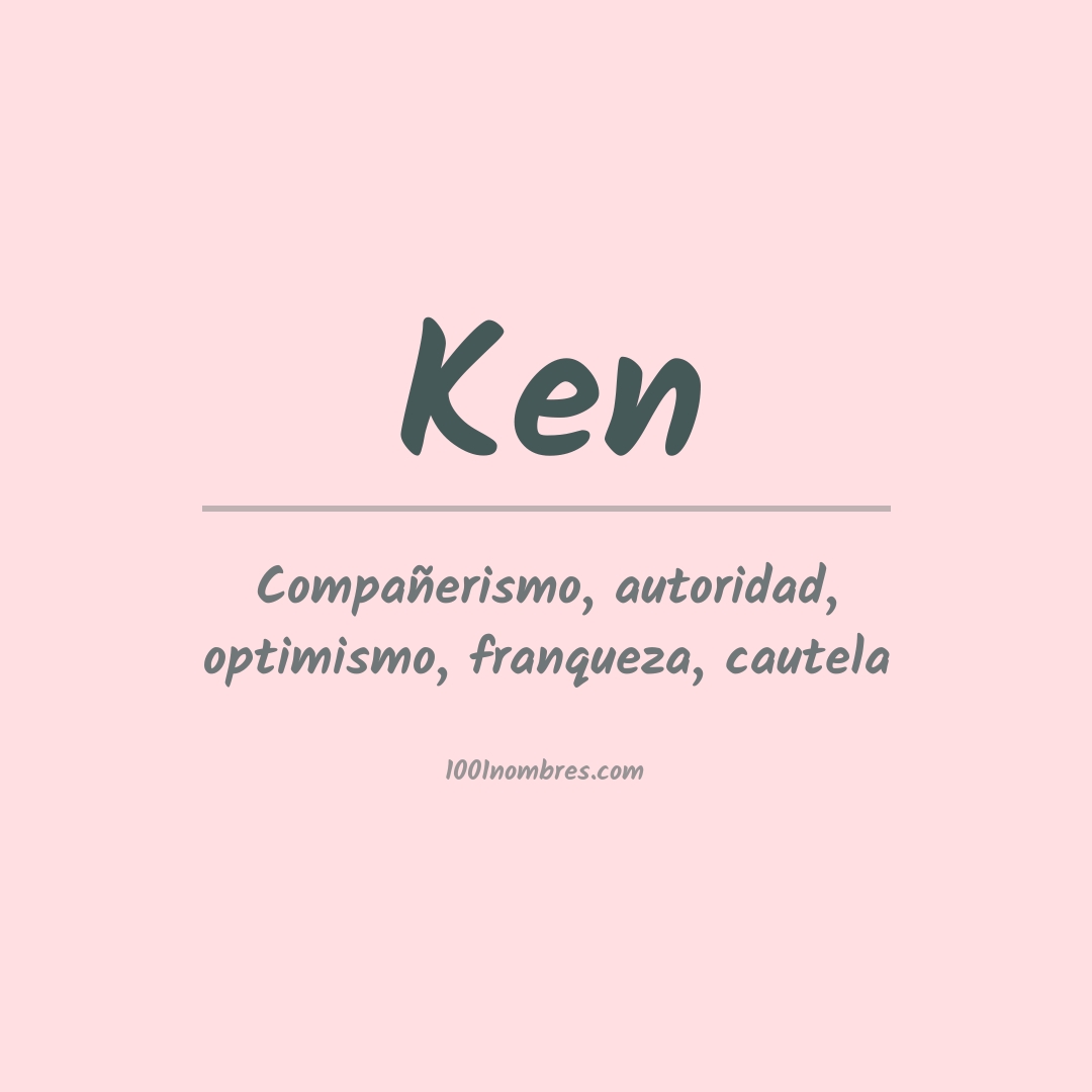 Significado do nome Ken