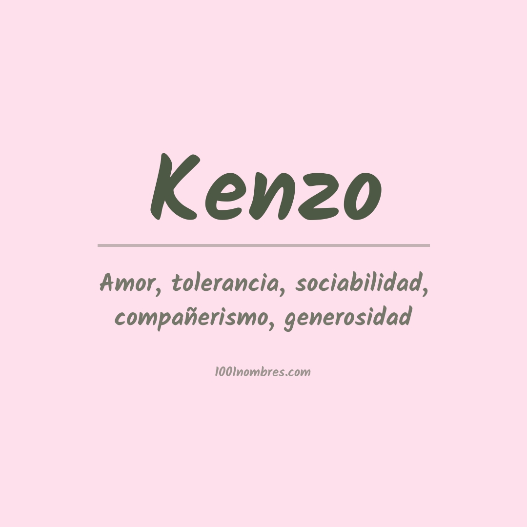 Kenzo sale que significa