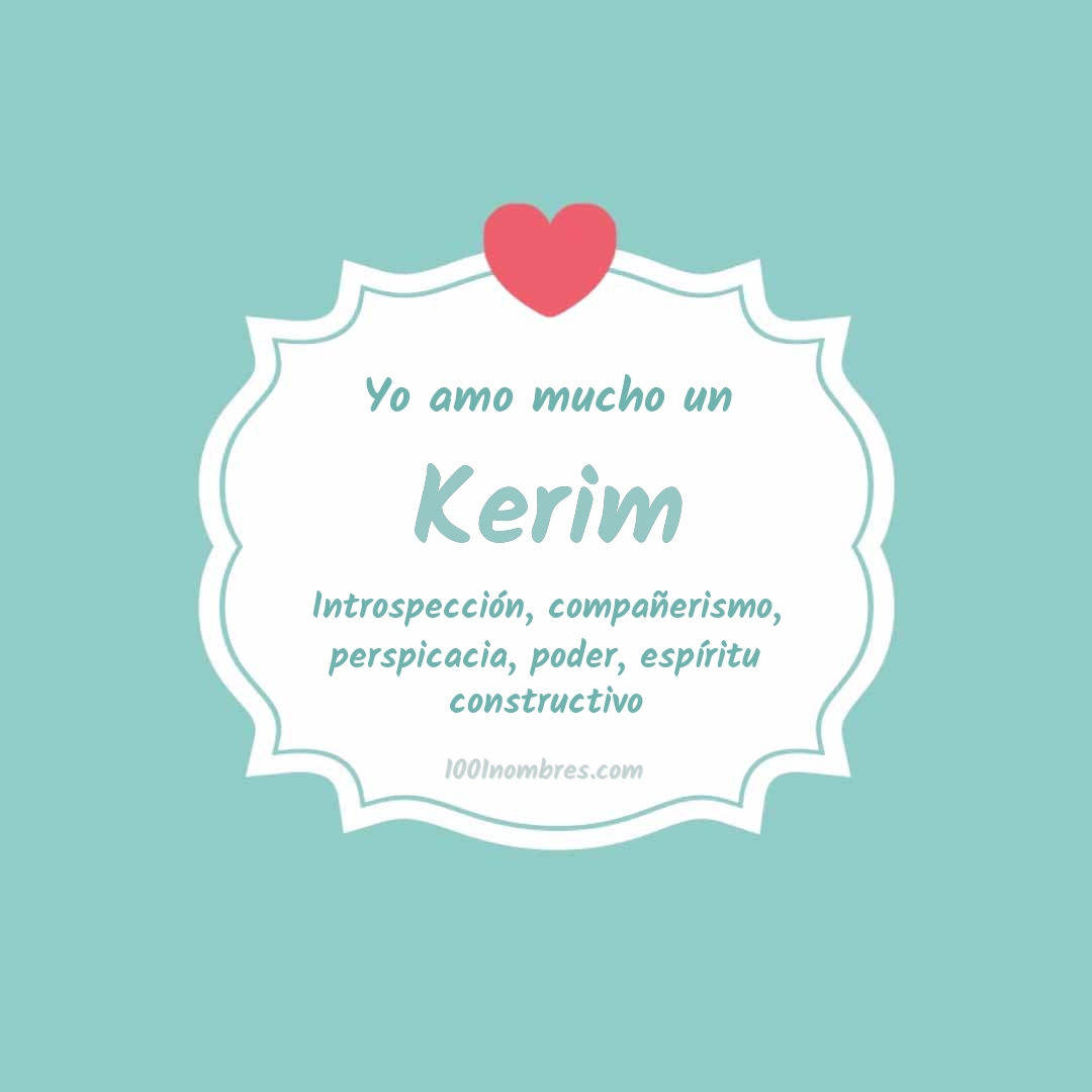 Yo amo mucho Kerim