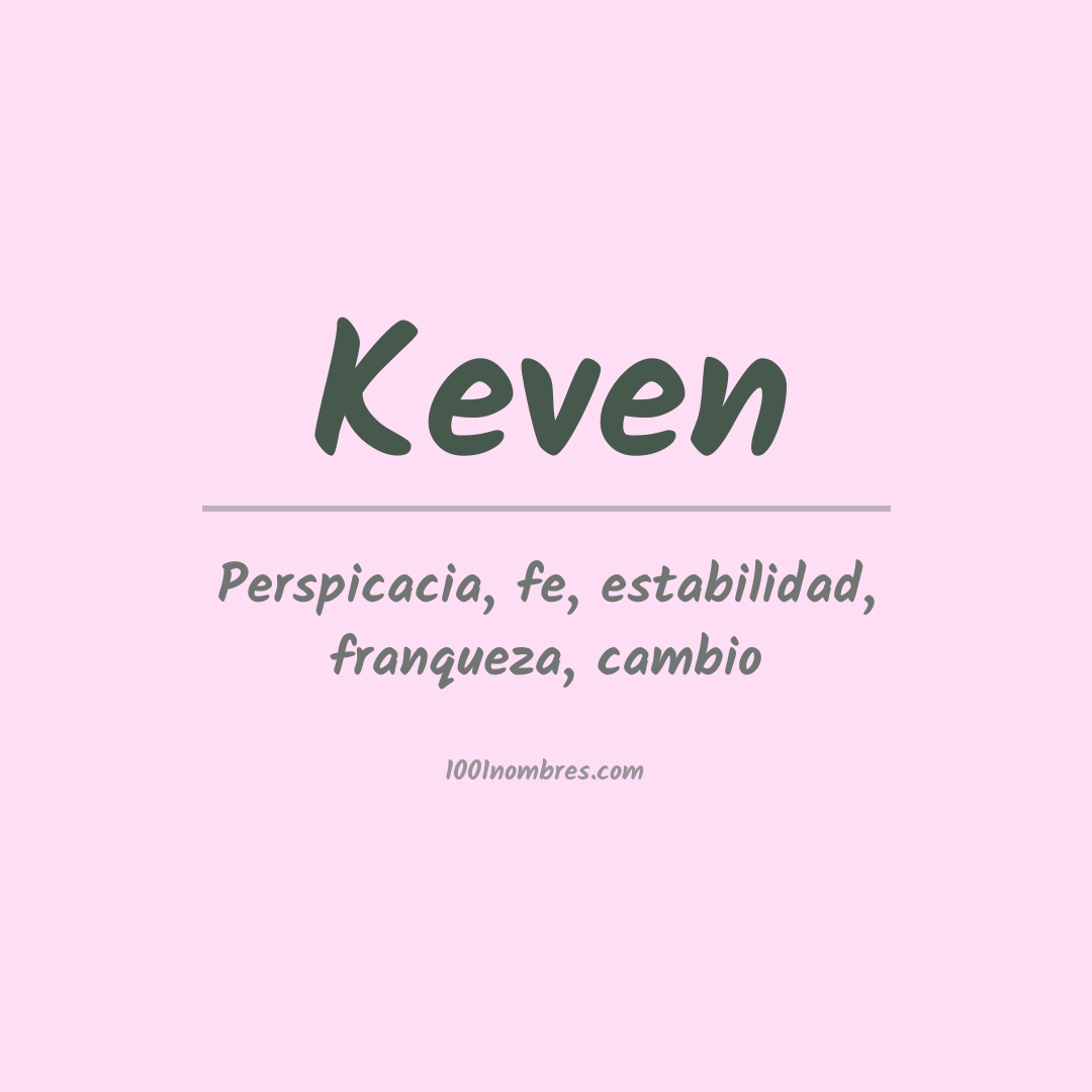 Significado del nombre Keven Significado del nombre Keven
