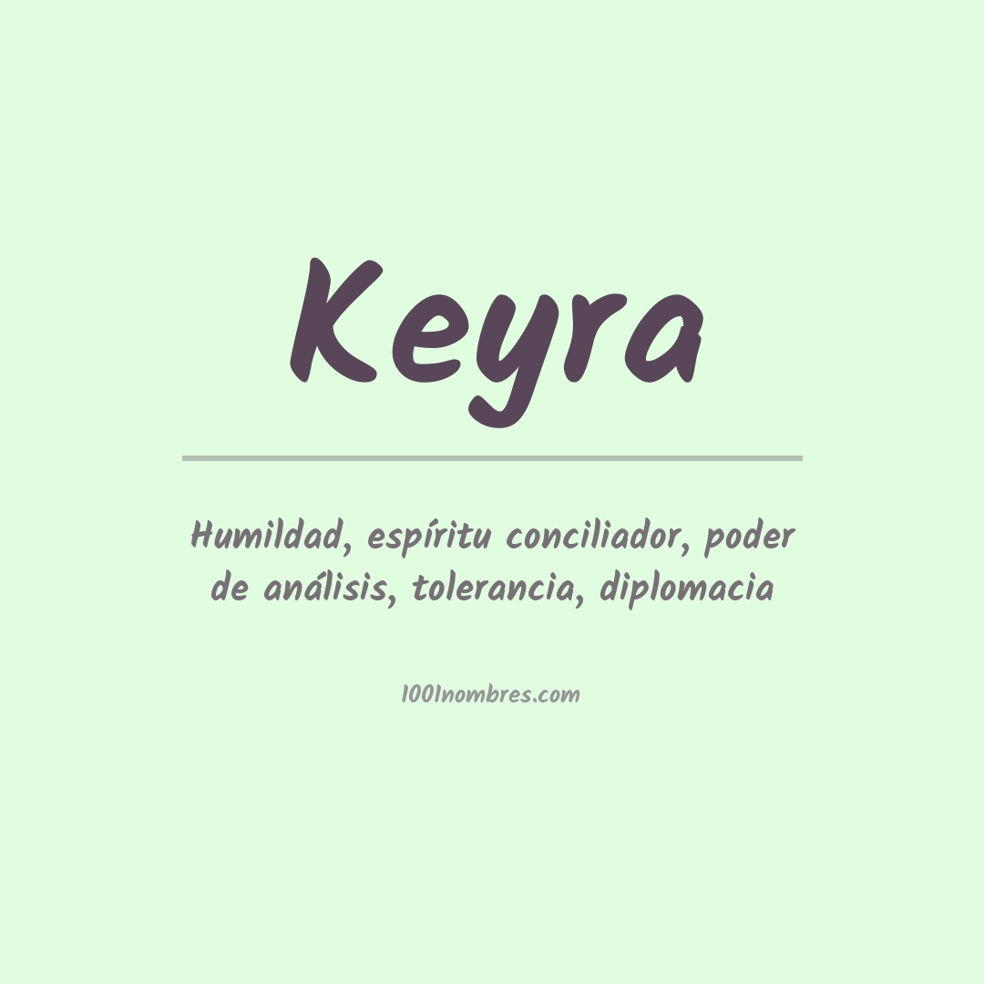 Significado del nombre Keyra Significado del nombre Keyra