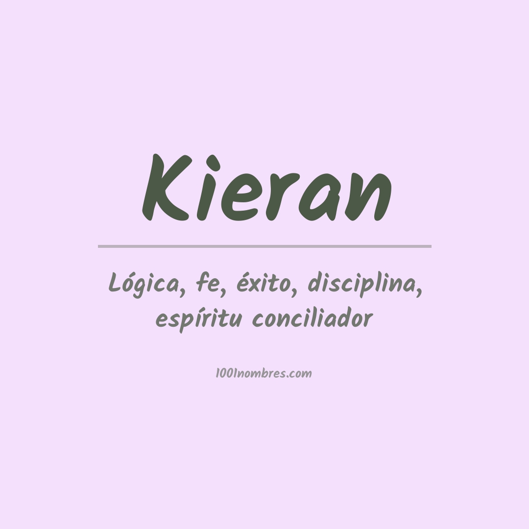 Significado del nombre Kieran