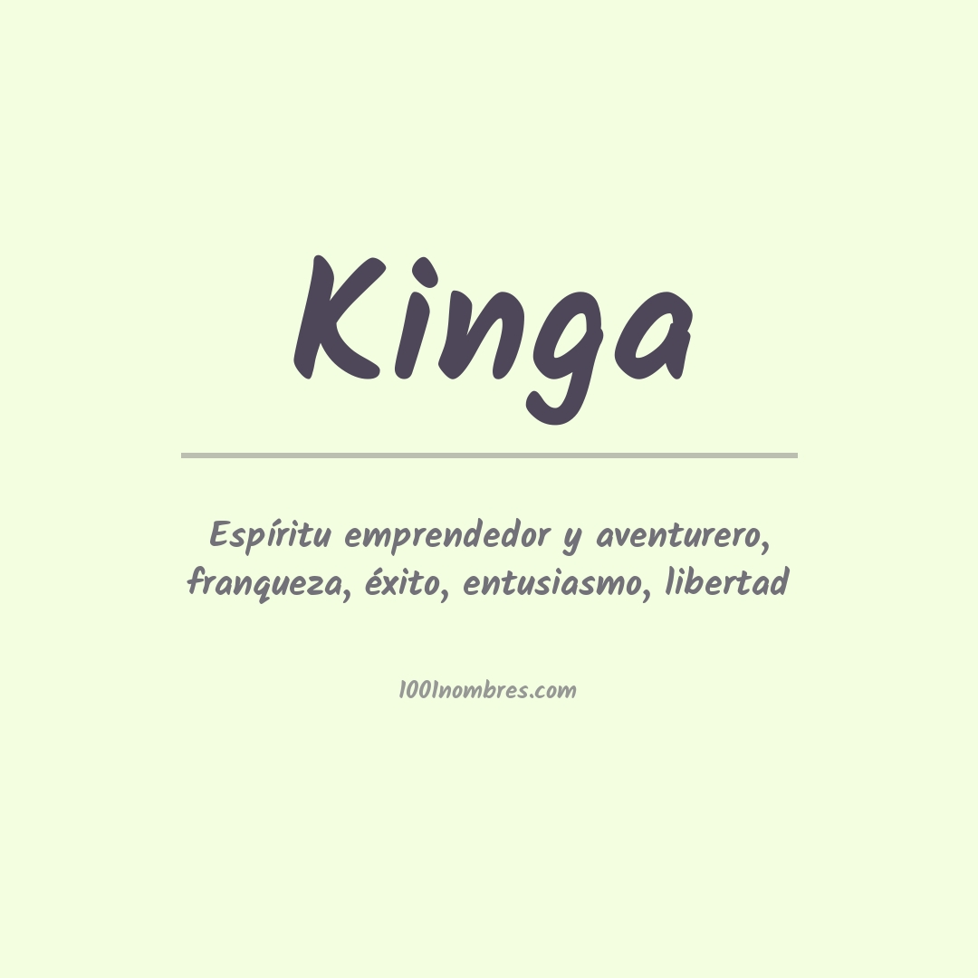 Significado del nombre Kinga