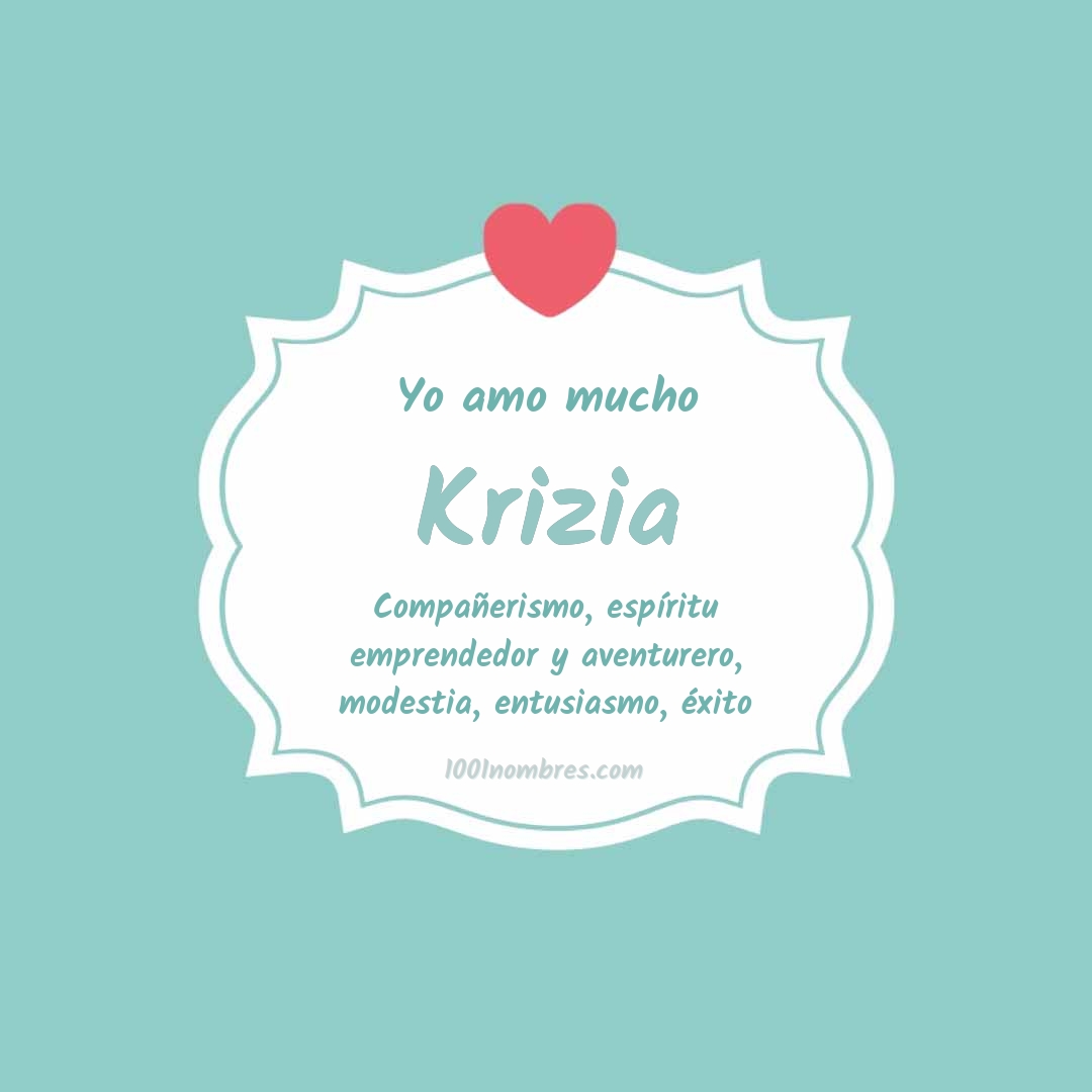 Yo amo mucho Krizia Yo amo mucho Krizia