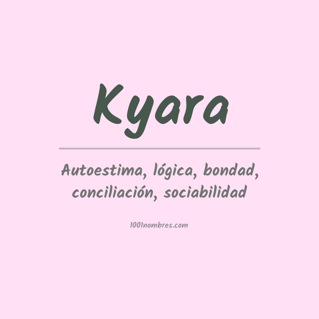 Significado del nombre Kyara