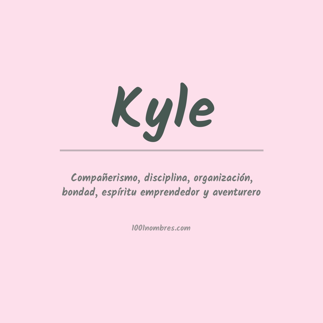 Significado del nombre Kyle