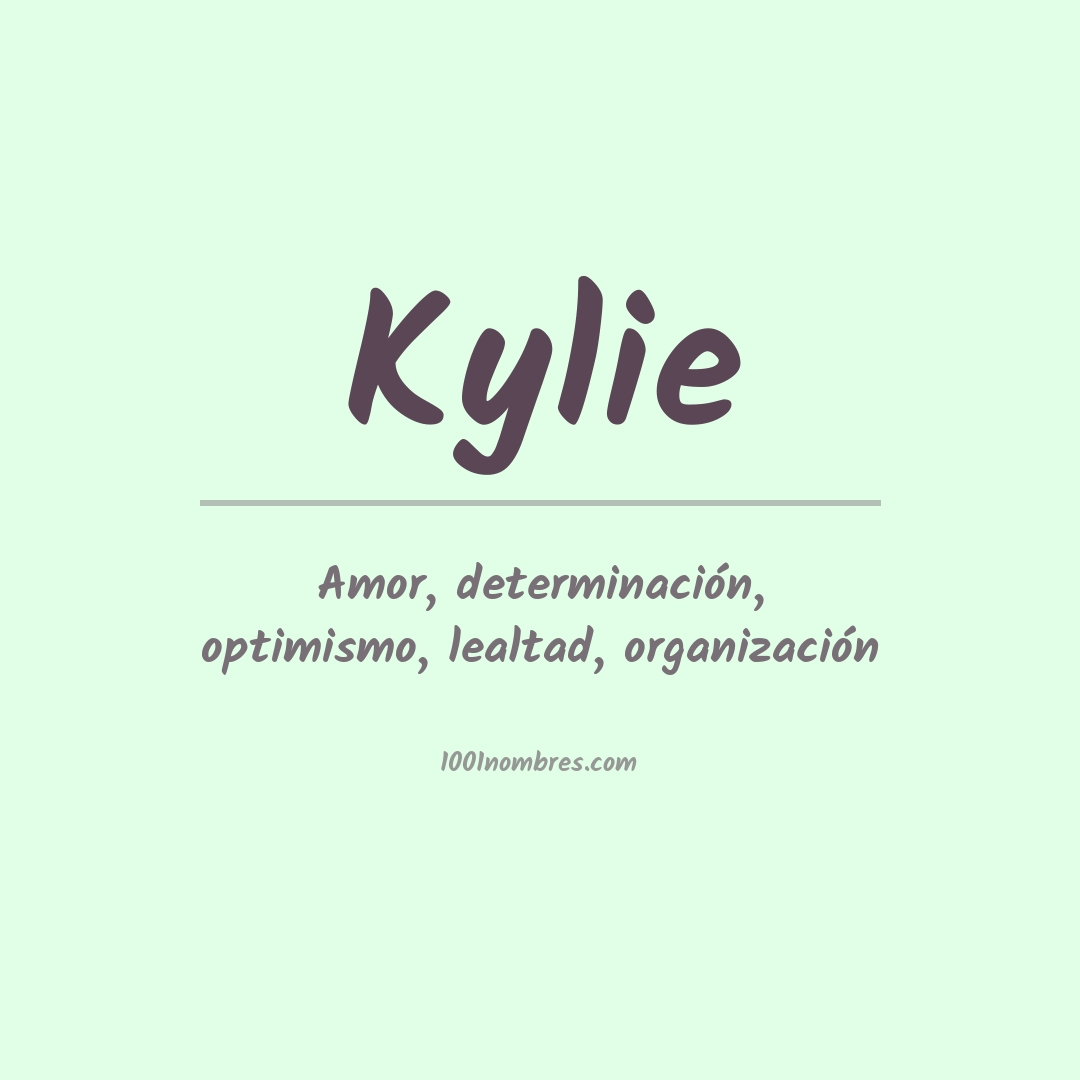 Significado del nombre Kylie