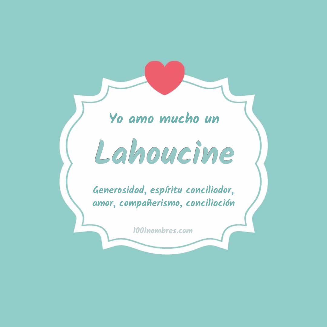 Yo amo mucho Lahoucine Yo amo mucho Lahoucine