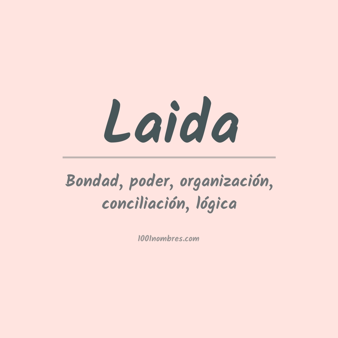 Significado del nombre Laida