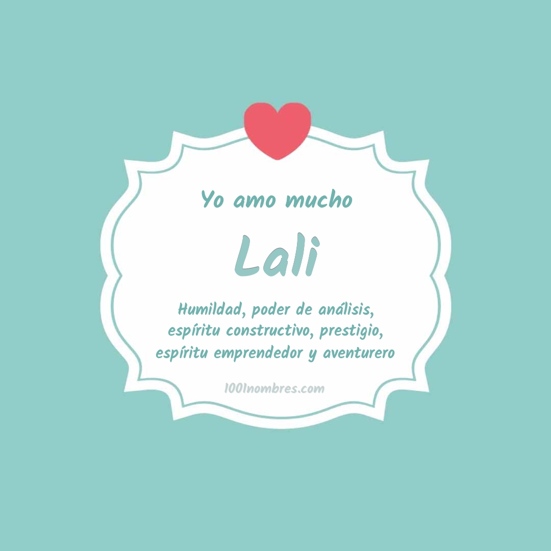 Yo amo mucho Lali