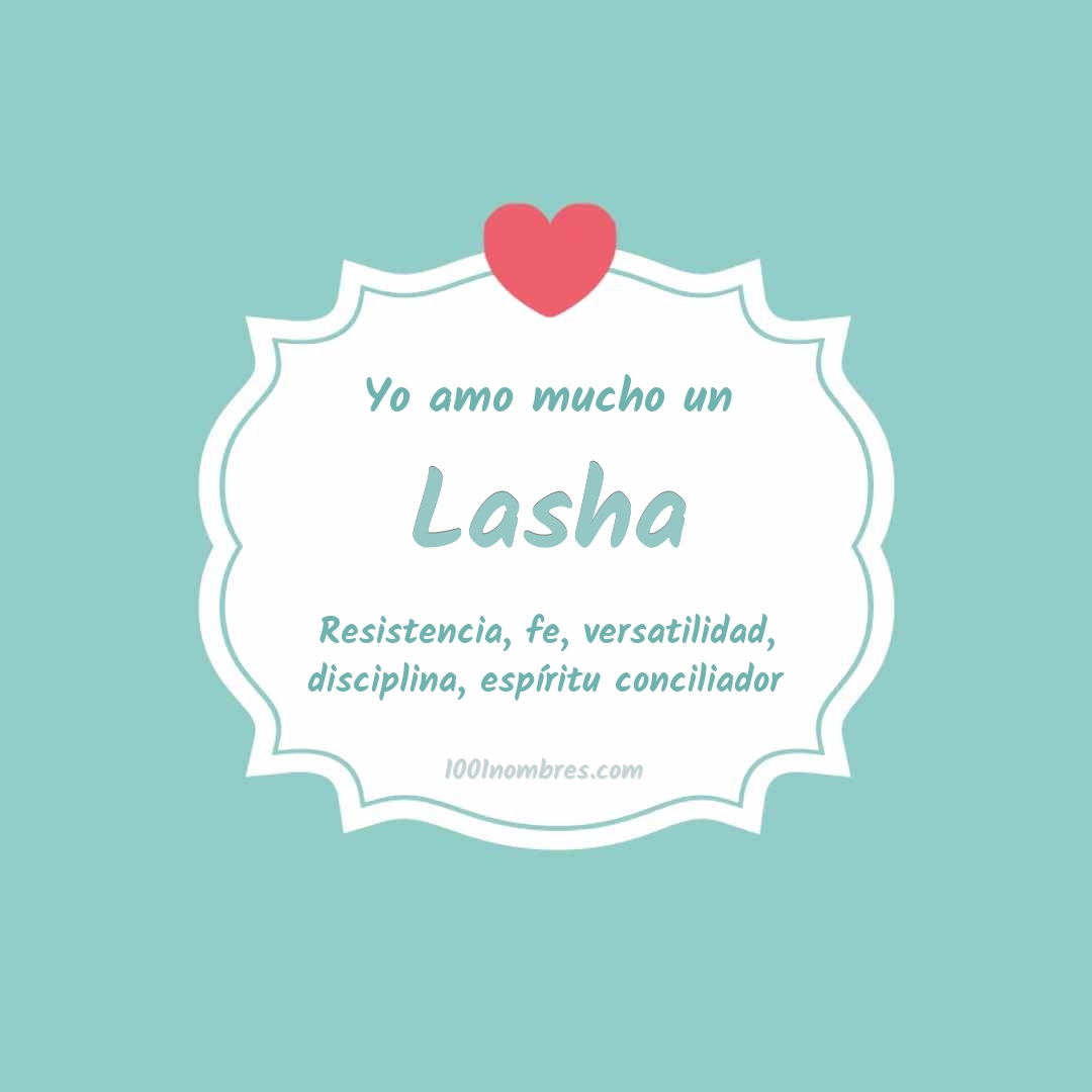 Yo amo mucho Lasha
