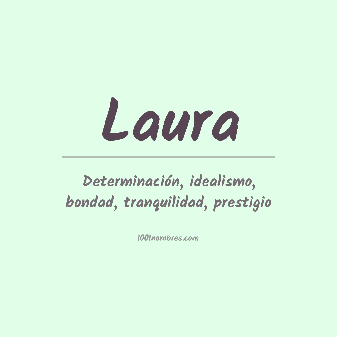 Significado del nombre Laura