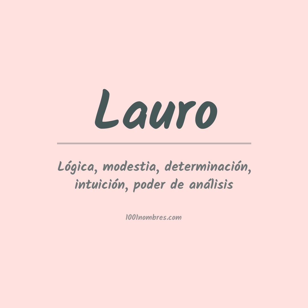 Significado del nombre Lauro