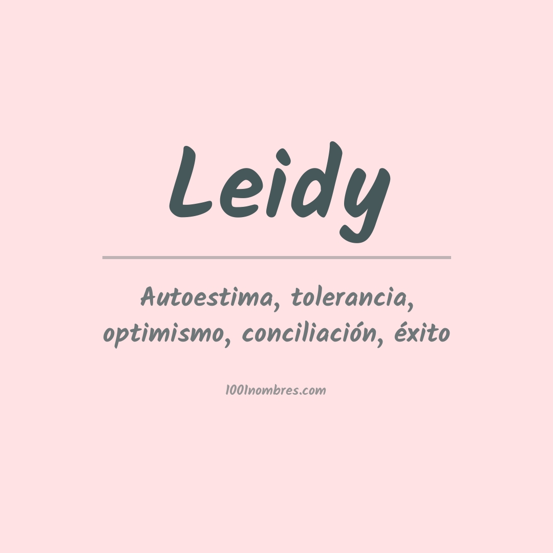 Significado del nombre Leidy