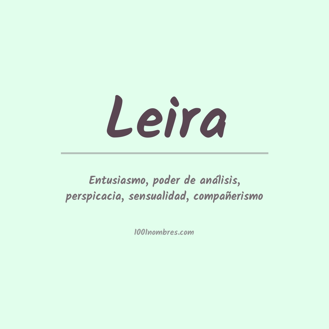 Significado del nombre Leira