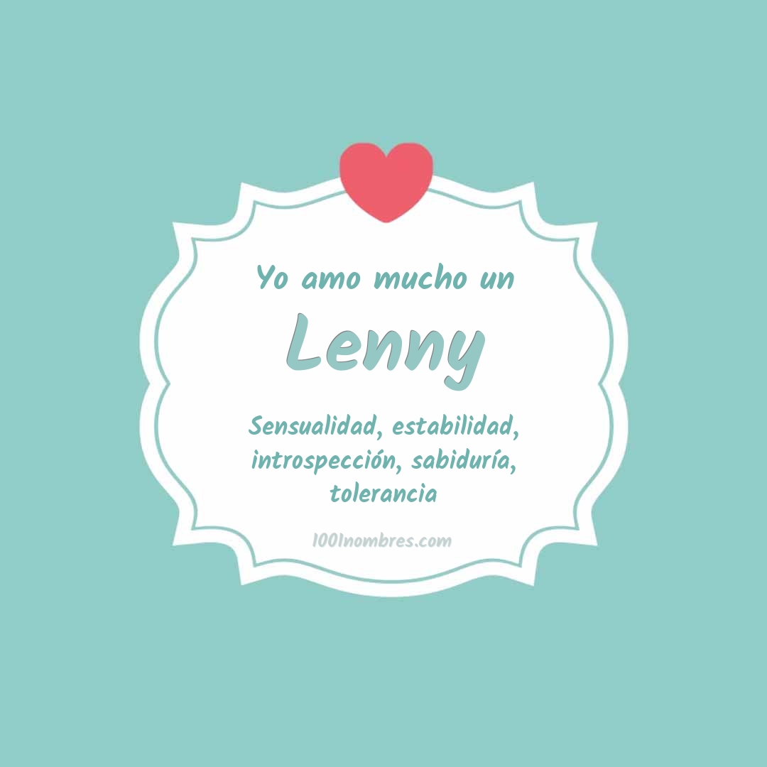 Yo amo mucho Lenny