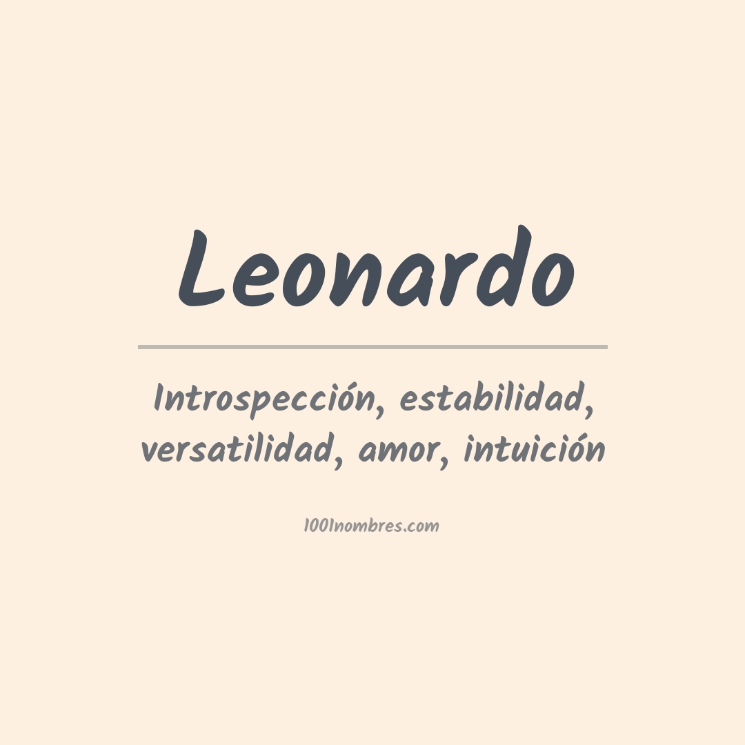 Significado del nombre Leonardo