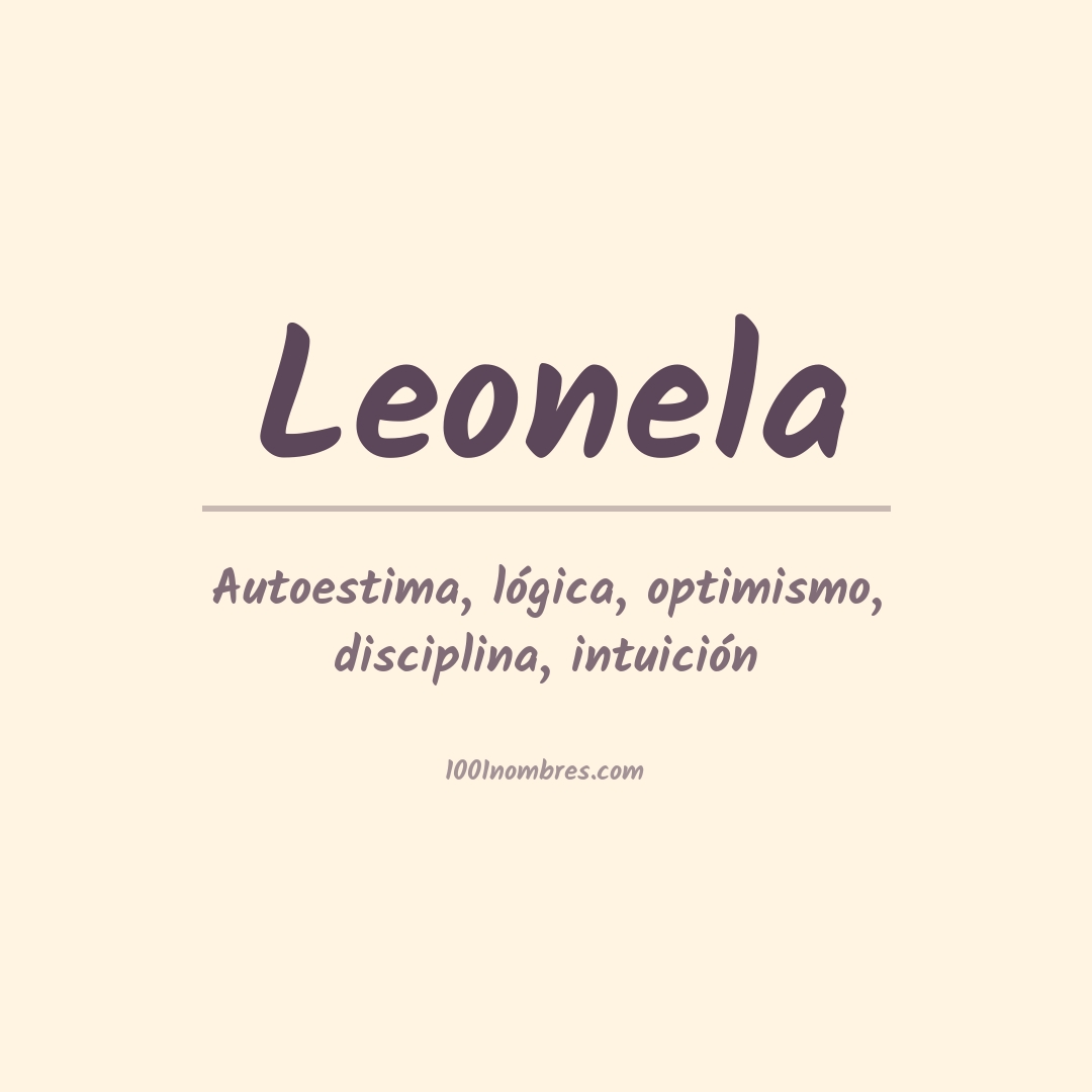 Significado del nombre Leonela