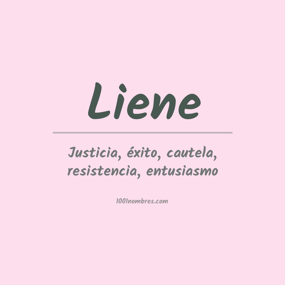 Significado del nombre Liene