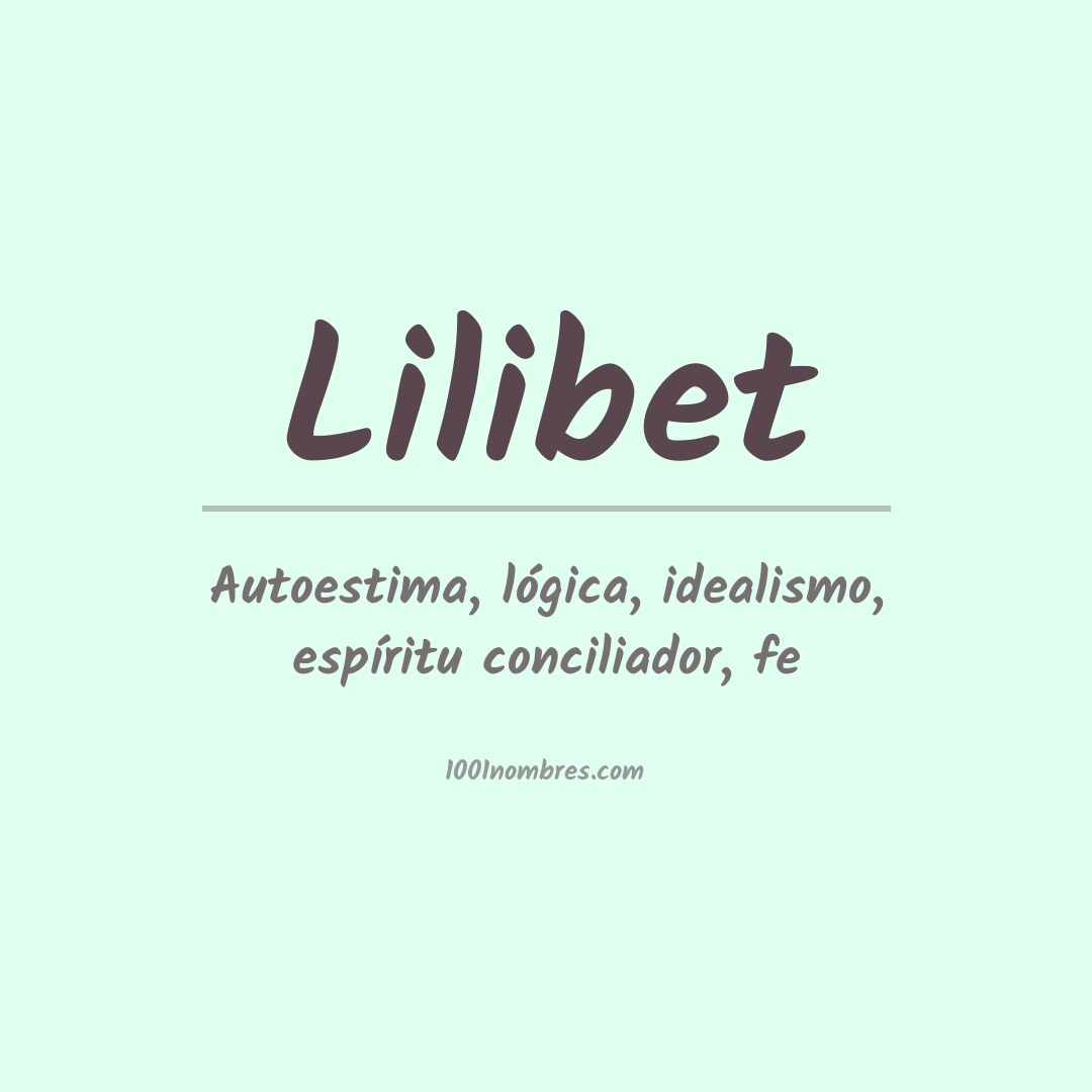 Significado del nombre Lilibet Significado del nombre Lilibet