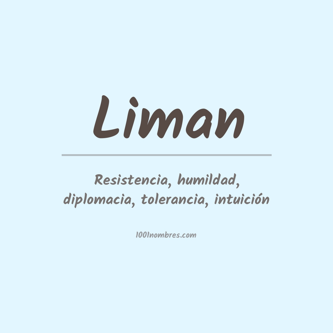 Significado del nombre Liman