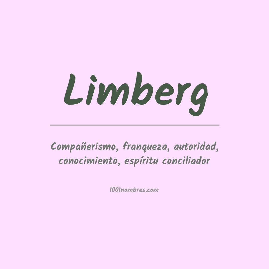 Significado del nombre Limberg