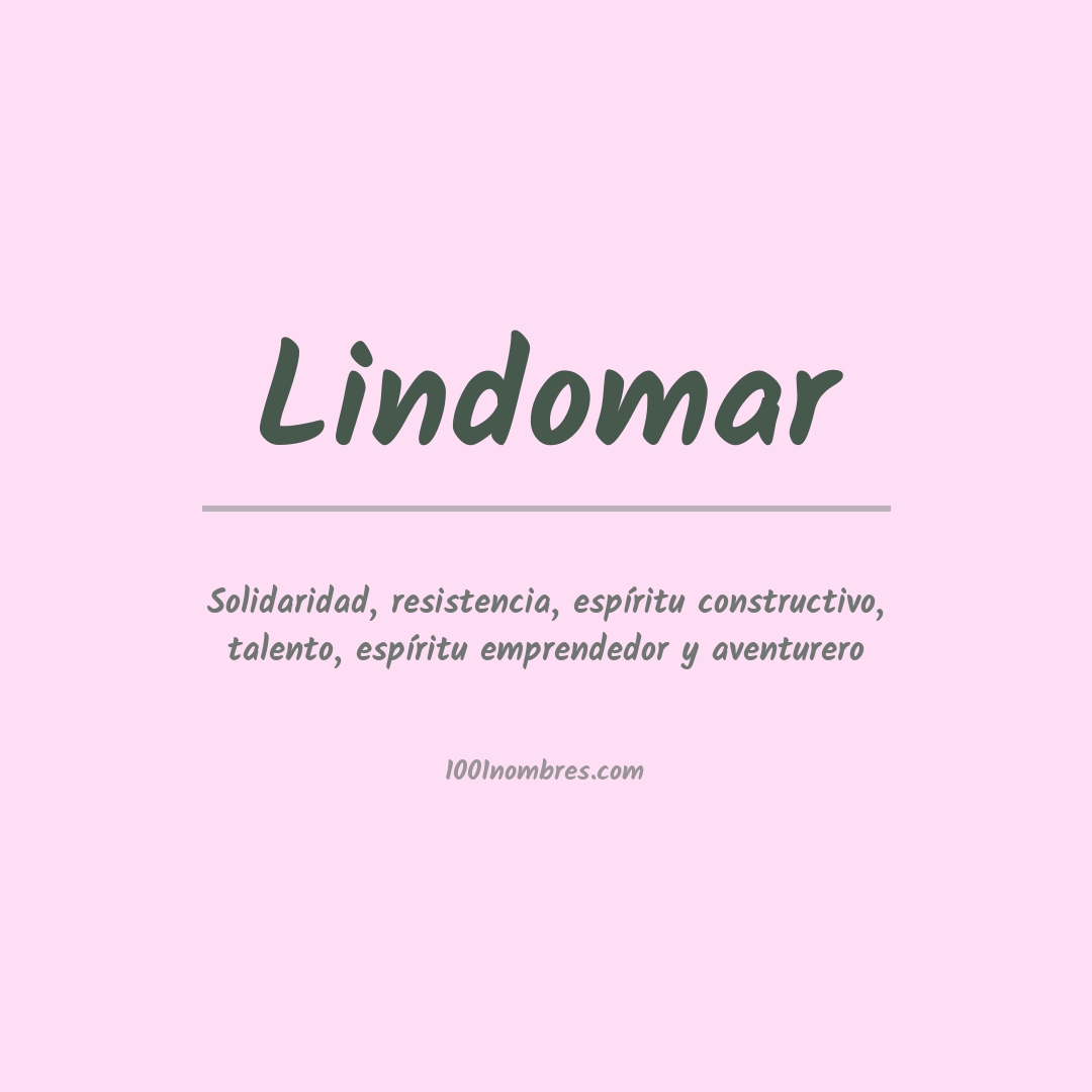 Significado del nombre Lindomar