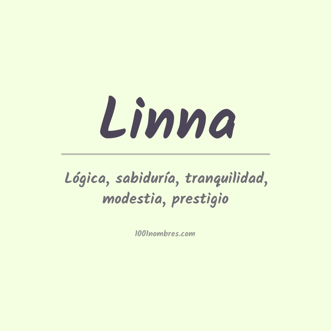 Significado del nombre Linna