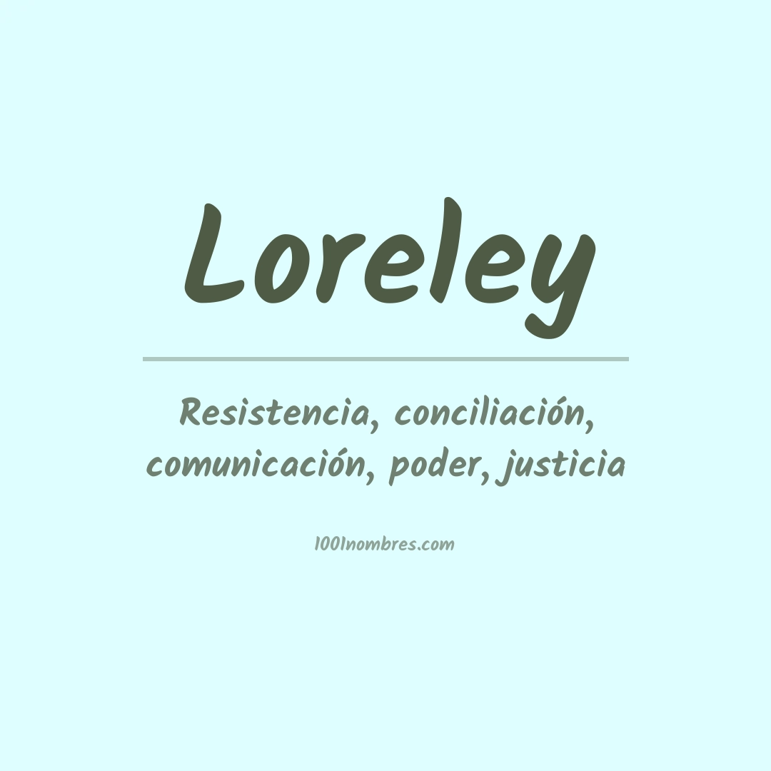 Significado del nombre Loreley