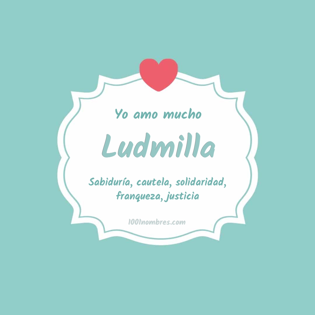 Yo amo mucho Ludmilla Yo amo mucho Ludmilla