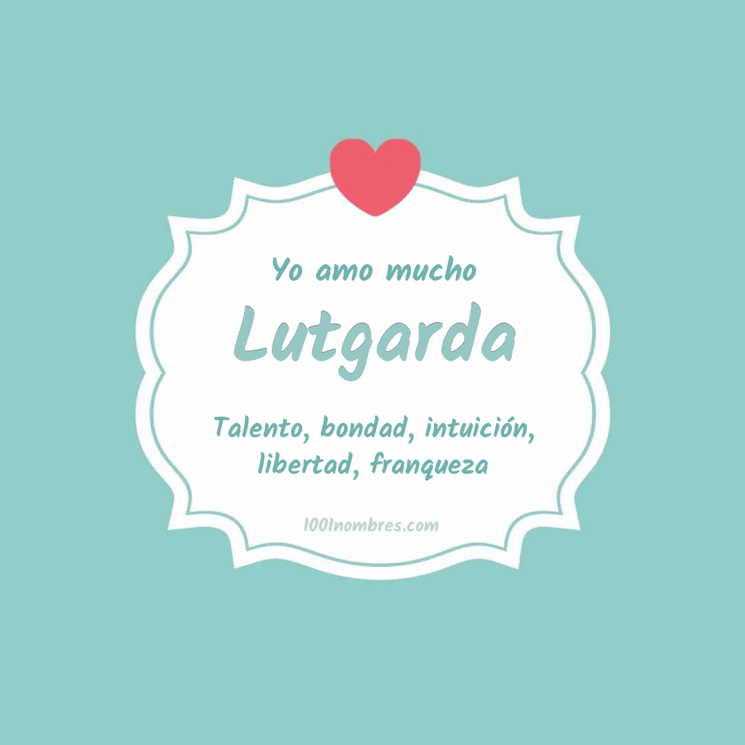 Yo amo mucho Lutgarda